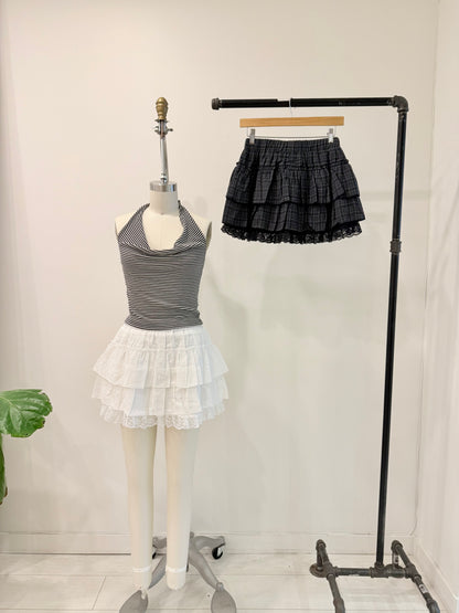 YANNY Mini tiered skirt