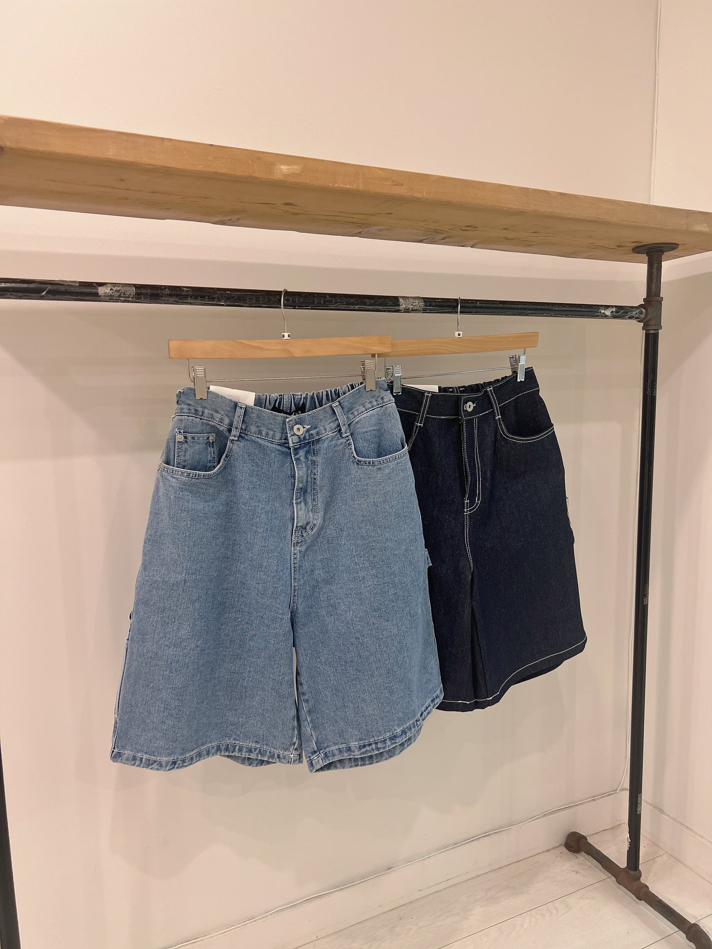 TALK Bermuda denim shorts