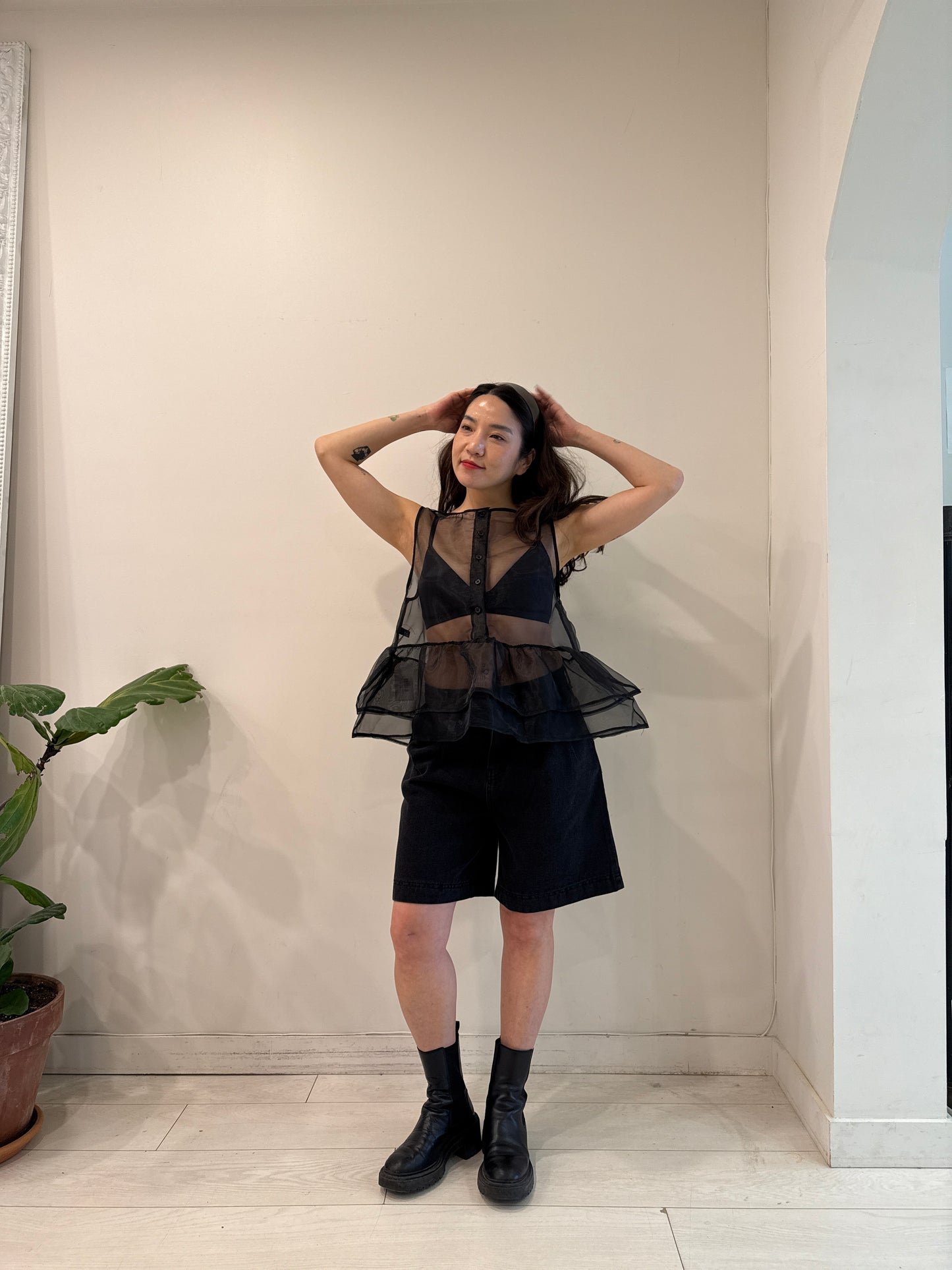 MOOD Sheer top