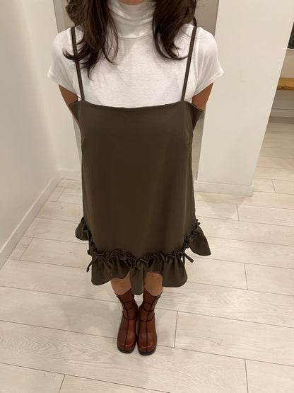 KARIN Ruffled hem dress