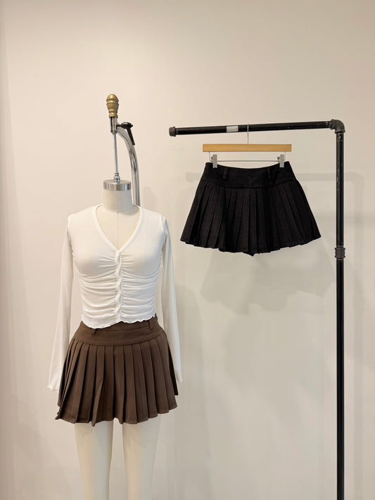 TING Pleated mini skirt