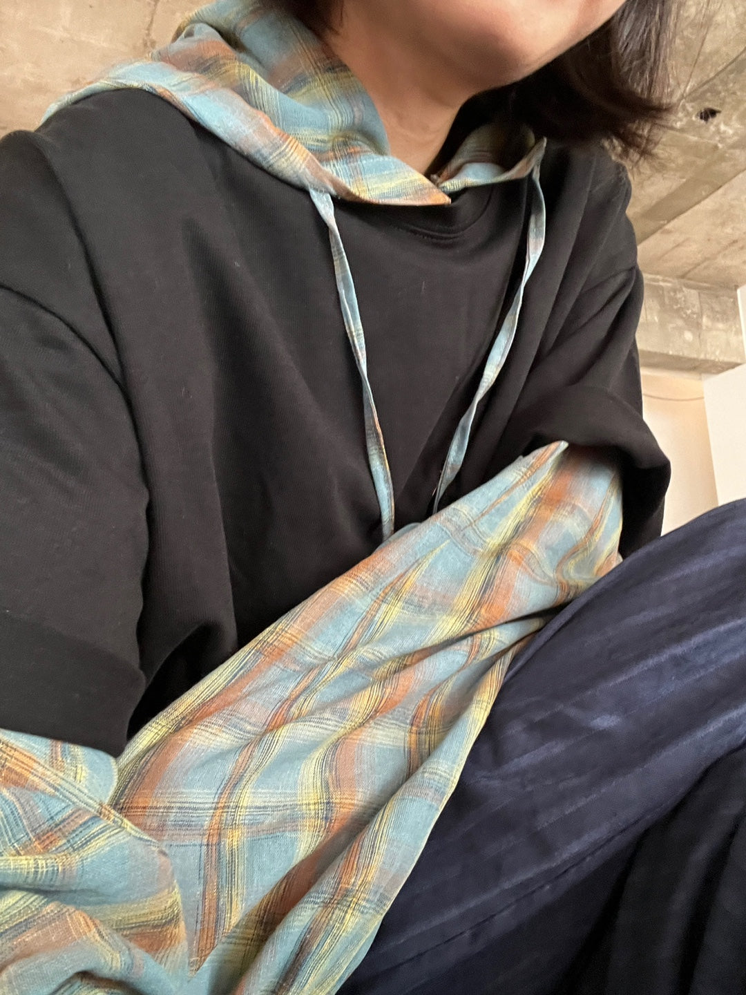 CAMBO Plaid hoodie shirt