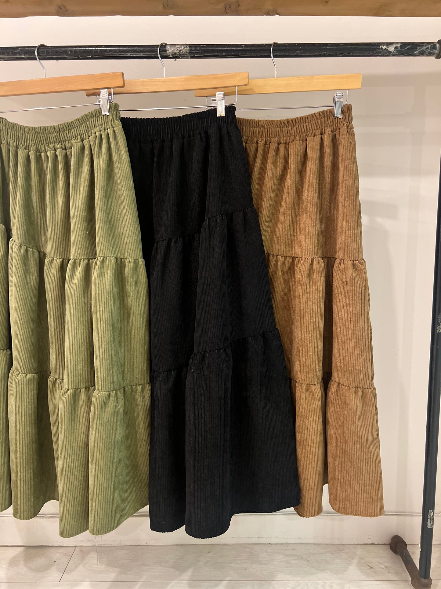 SALLY Corduroy maxi skirt