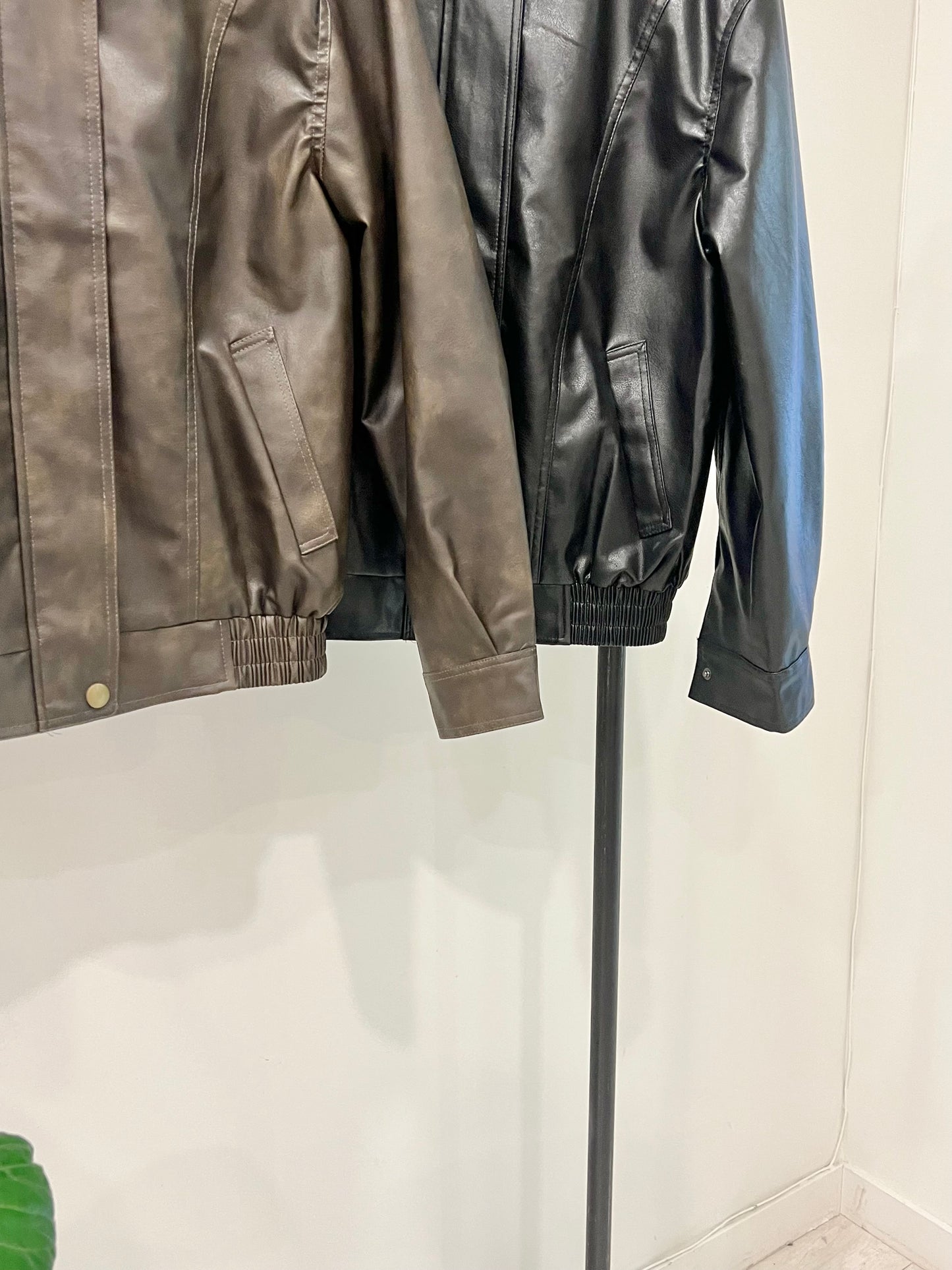 FIGA Vegan leather bomber