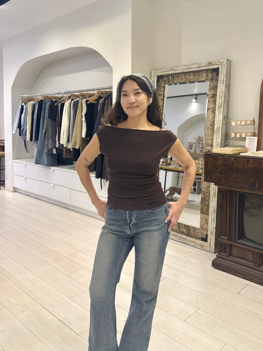 WELL Off shoulder top