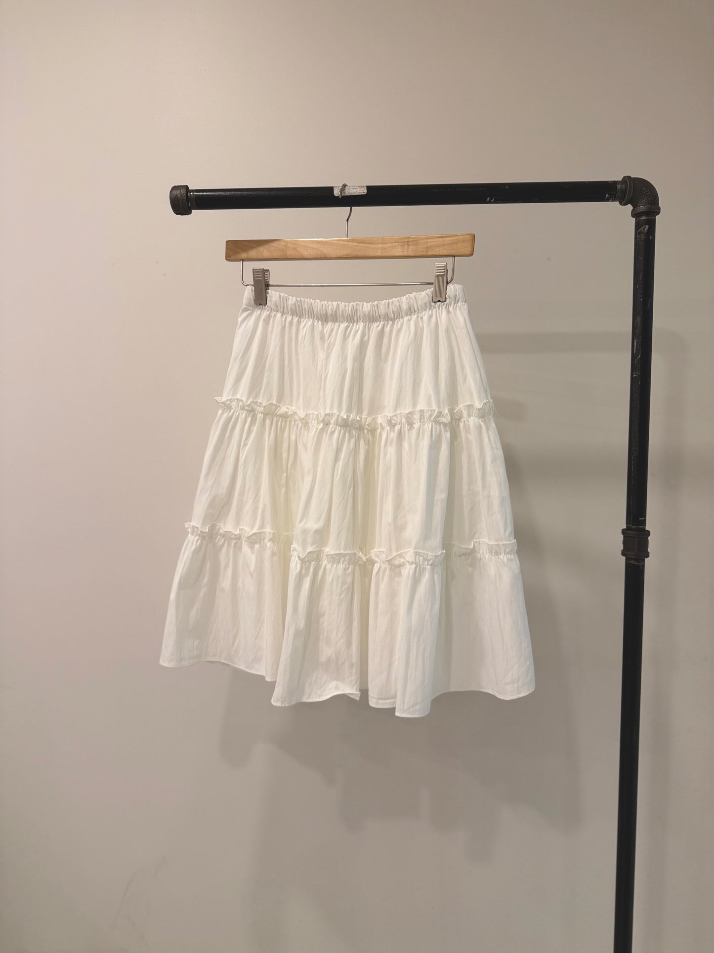 NADIA Midi tiered skirt