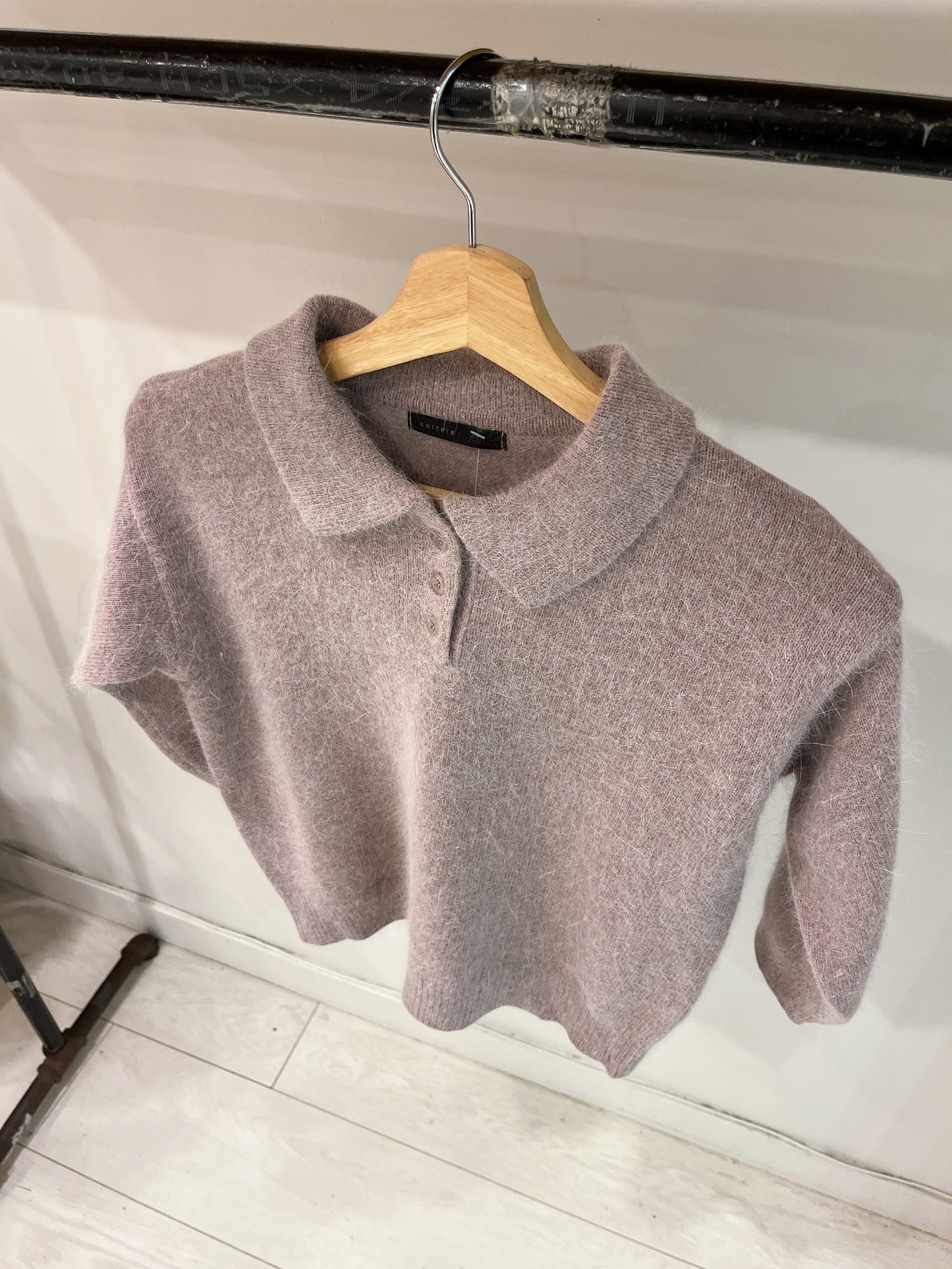 PEACH Angora sweater