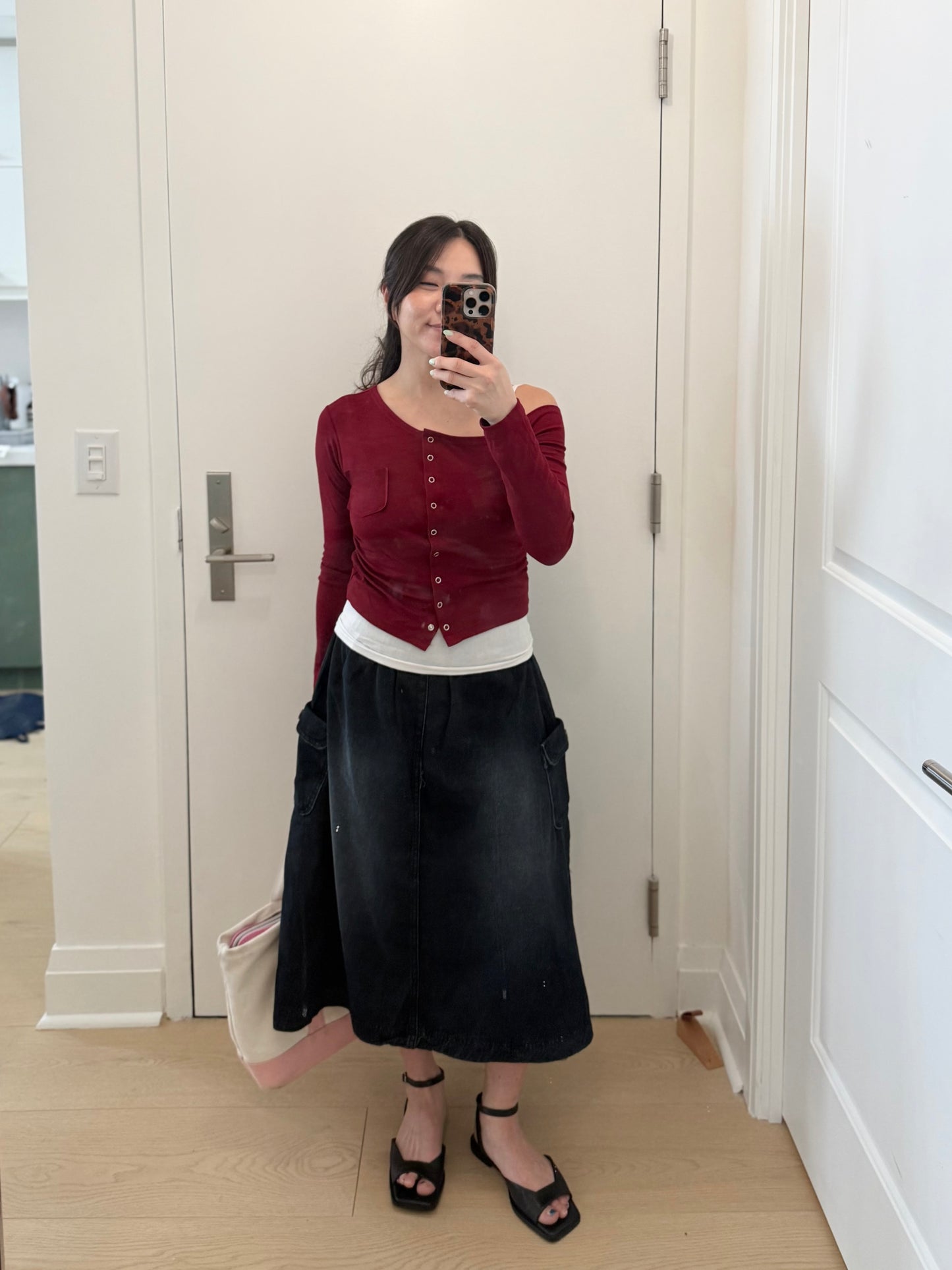 MILEY Off shoulder cardigan
