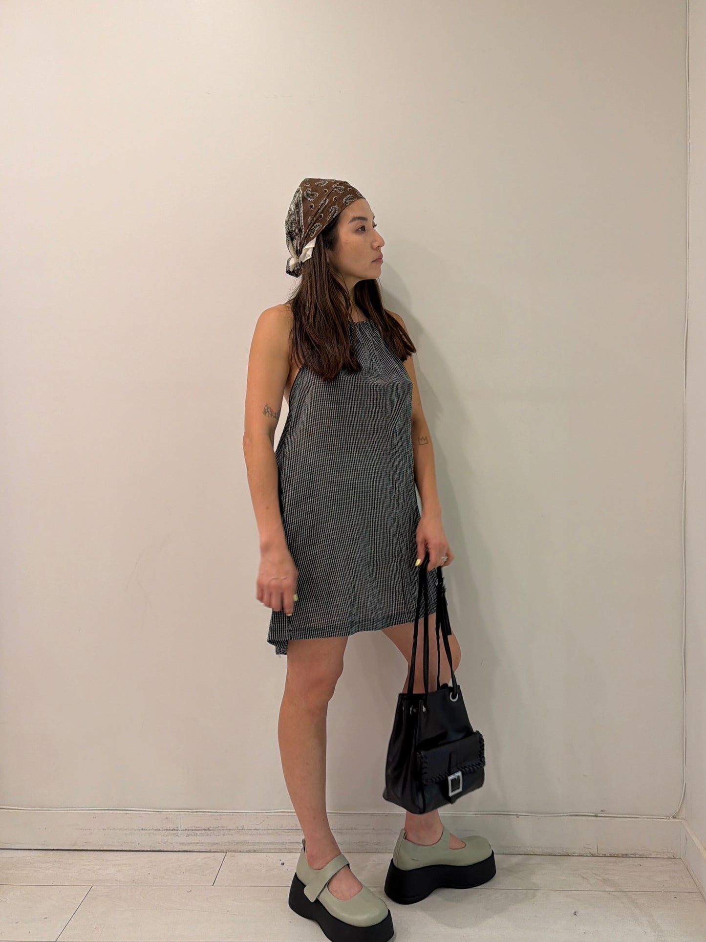 GEMMA Faux-leather bucket bag