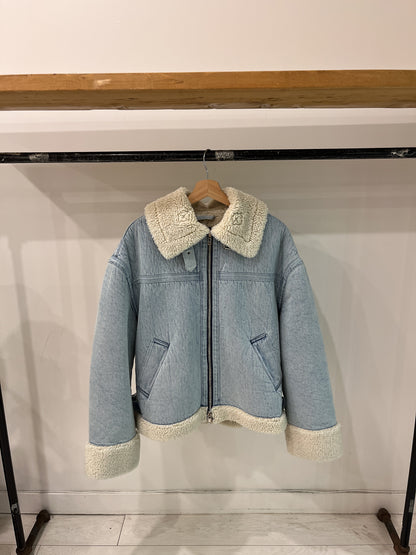 MICO Denim sherpa jacket