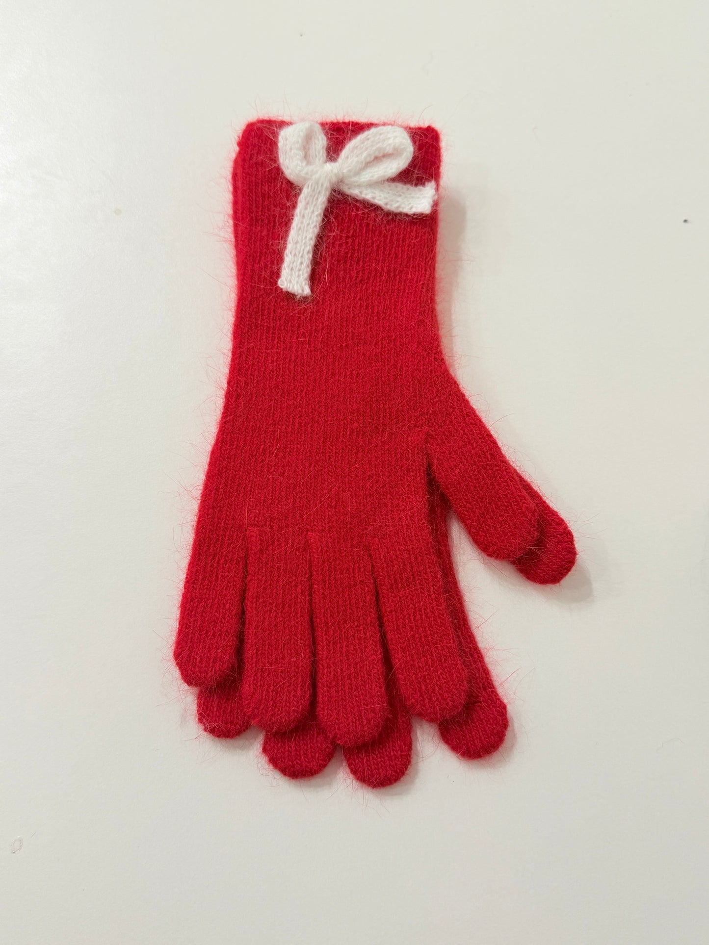 BETTA Bow angora gloves