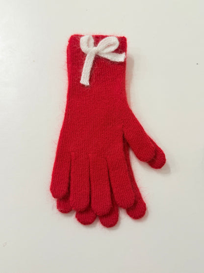 BETTA Bow angora gloves