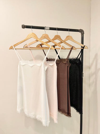 PAULA Asymmetrical slip dress