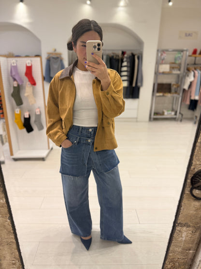 JUST Faux suede jacket