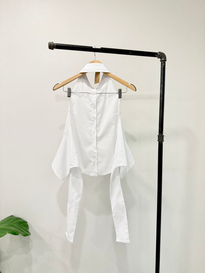 DASHA Backless halter shirt