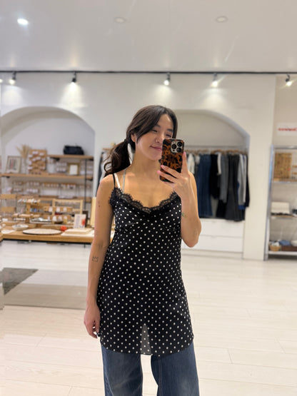 NEXT Polkadot slip dress