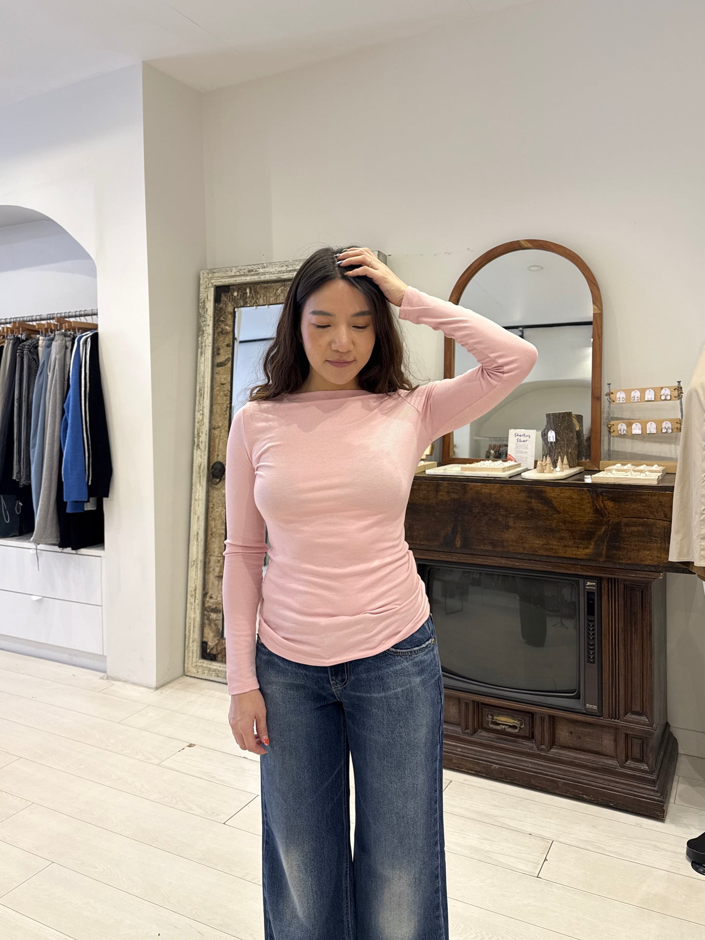 SHEENA Boatneck top