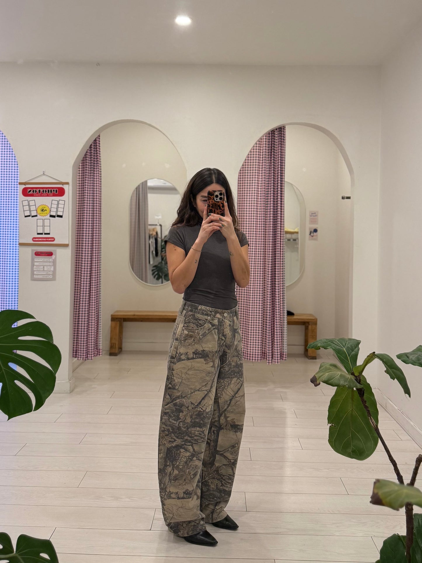 CORTIS  Camo barrel jeans