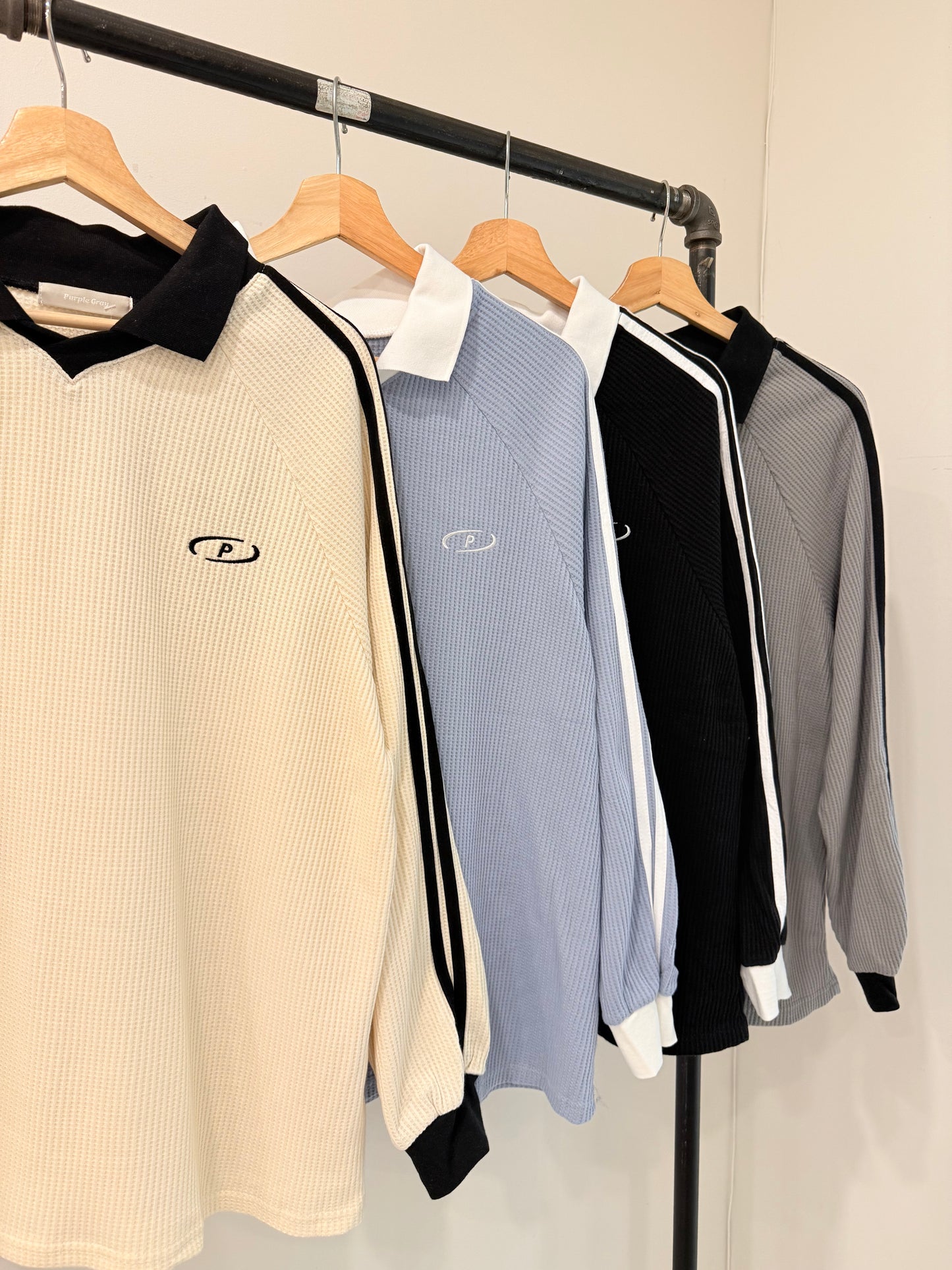 ROVE Oversized waffle sporty top