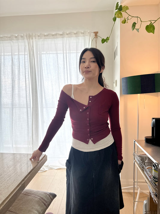 MILEY Off shoulder cardigan