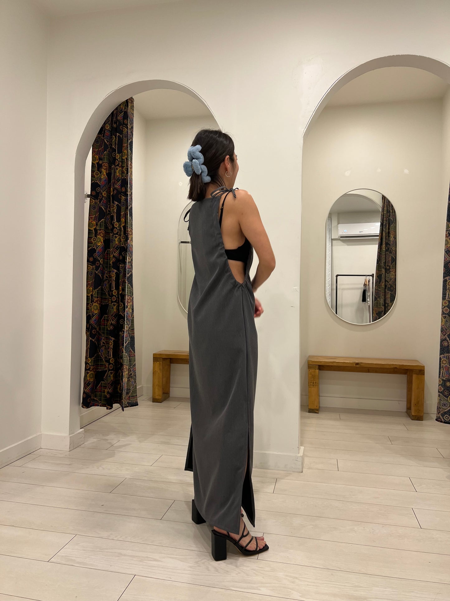 DOLLY Maxi slit dress