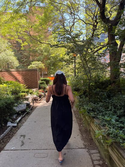 ELODIE Shirred maxi dress
