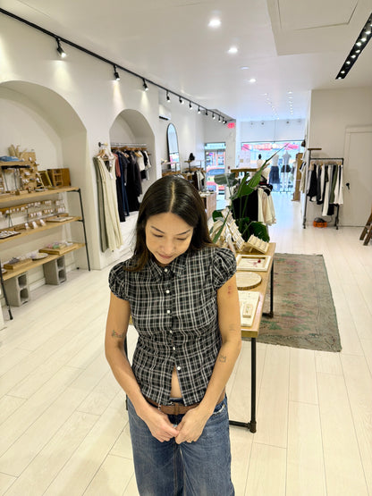 ODILE Gingham blouse