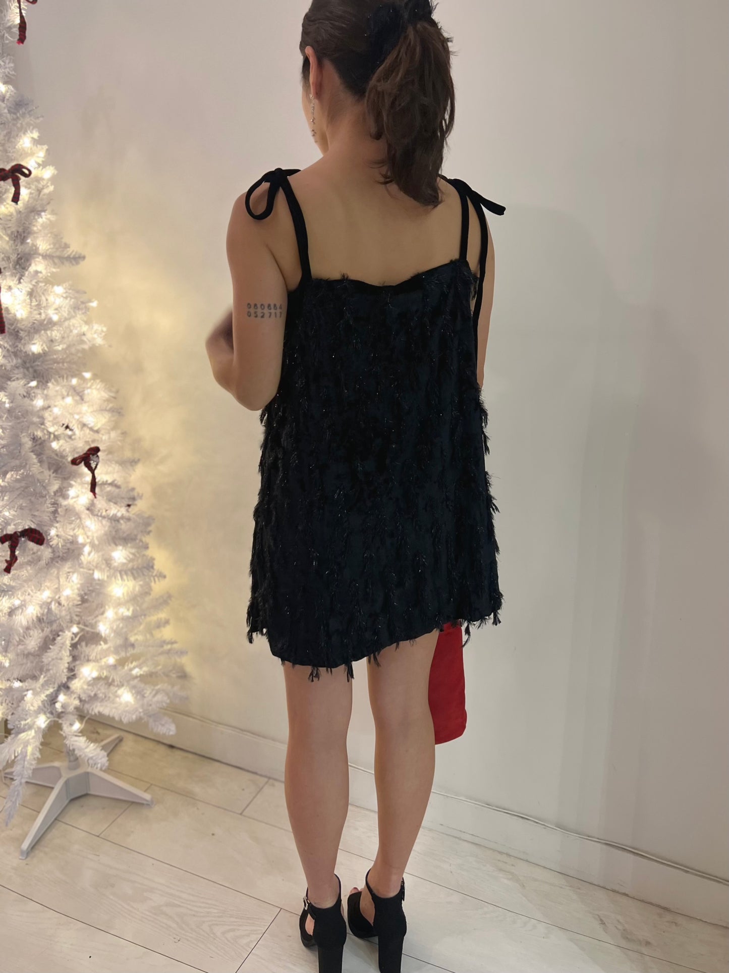 IVY Glitter fringe dress