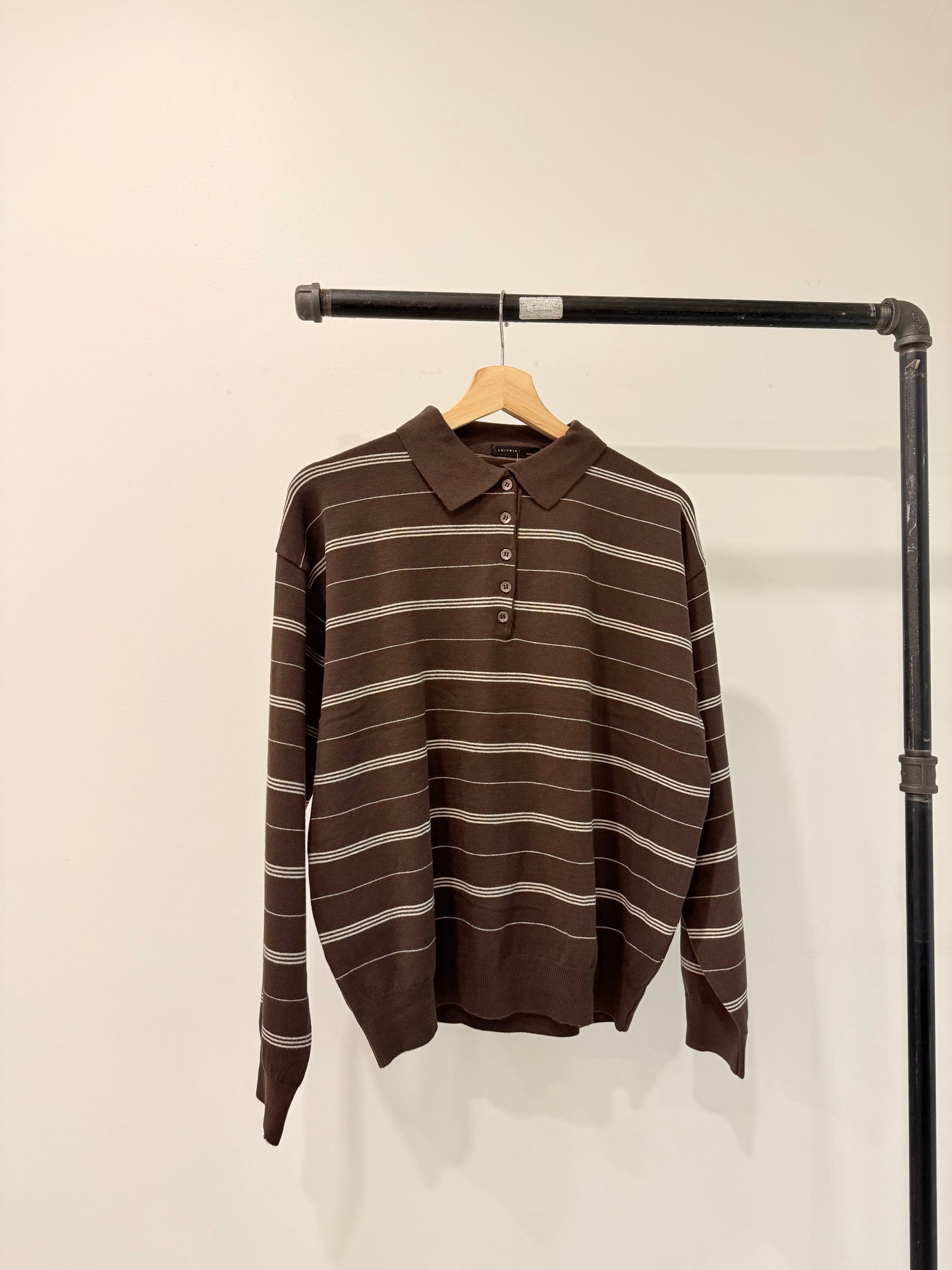 DRAMA Stripe knit top