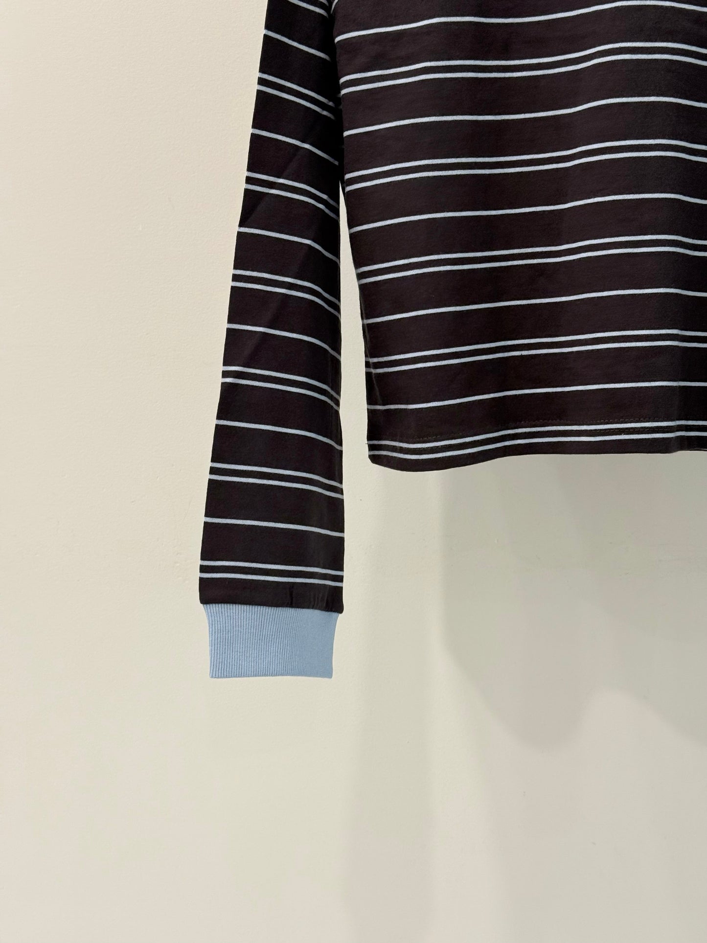 DOWN Striped long sleeve tee