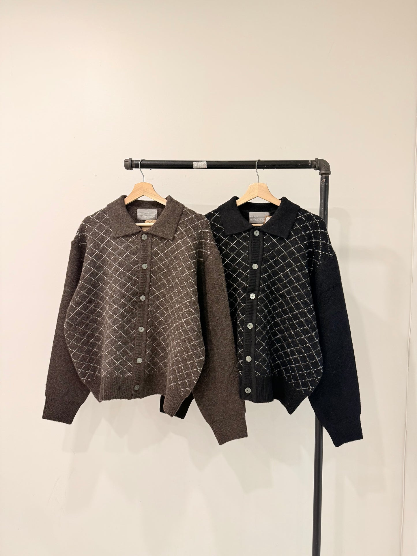 STOLEN Grid cardigan