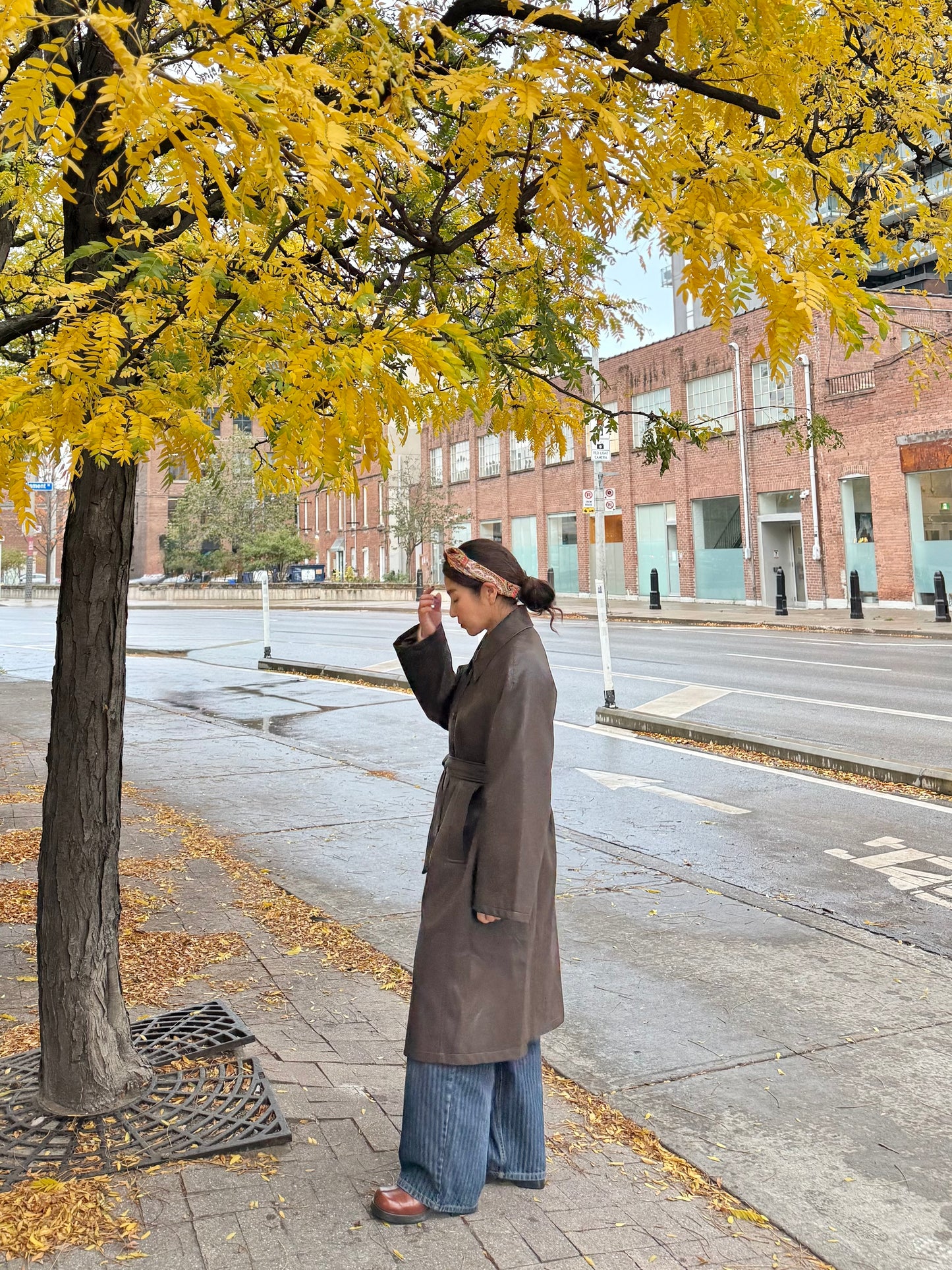 MAYBE Vegan leather coat