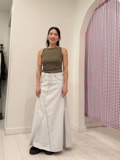NAIM Faded jean skirt