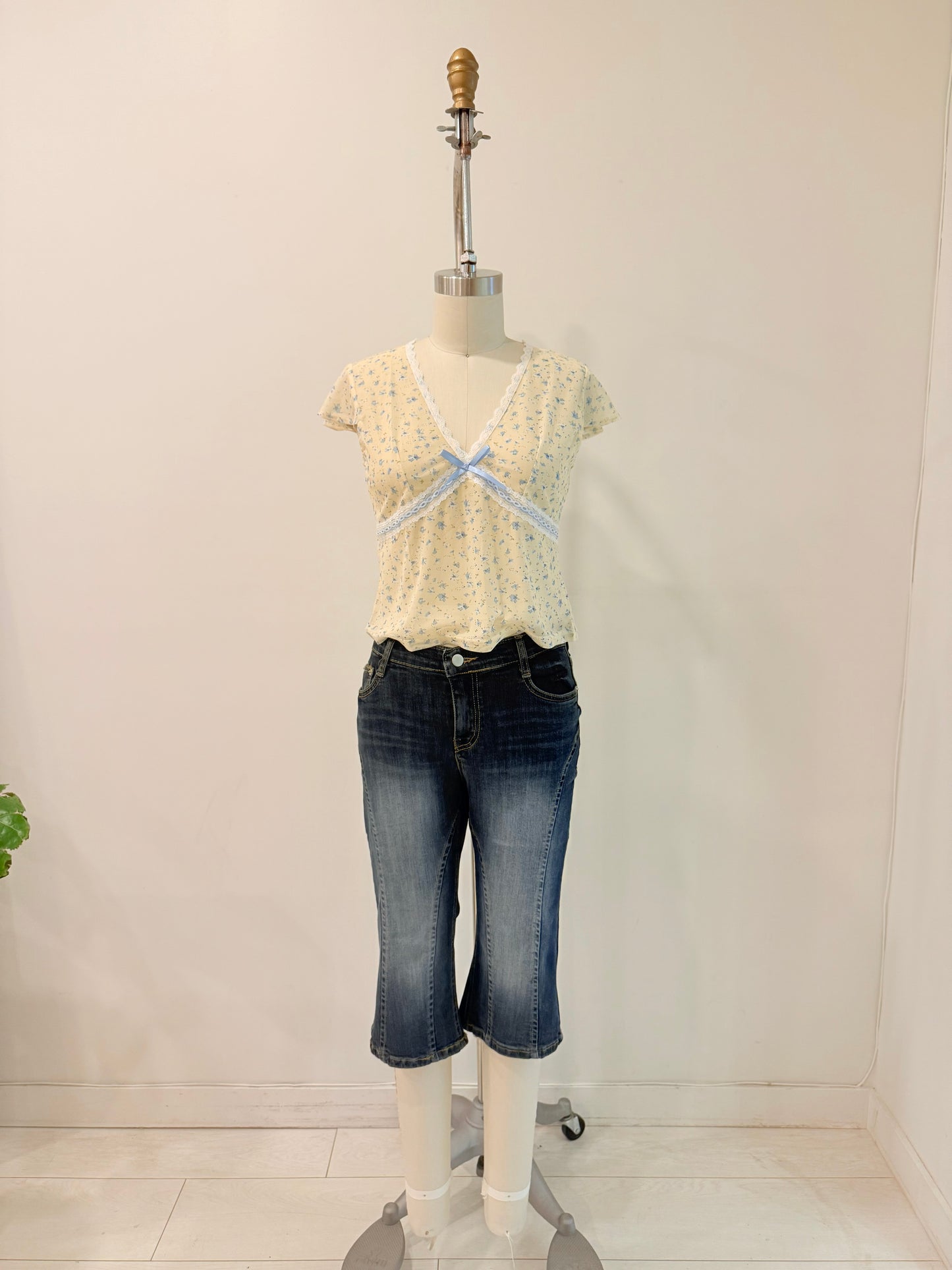 NARA Printed mesh top