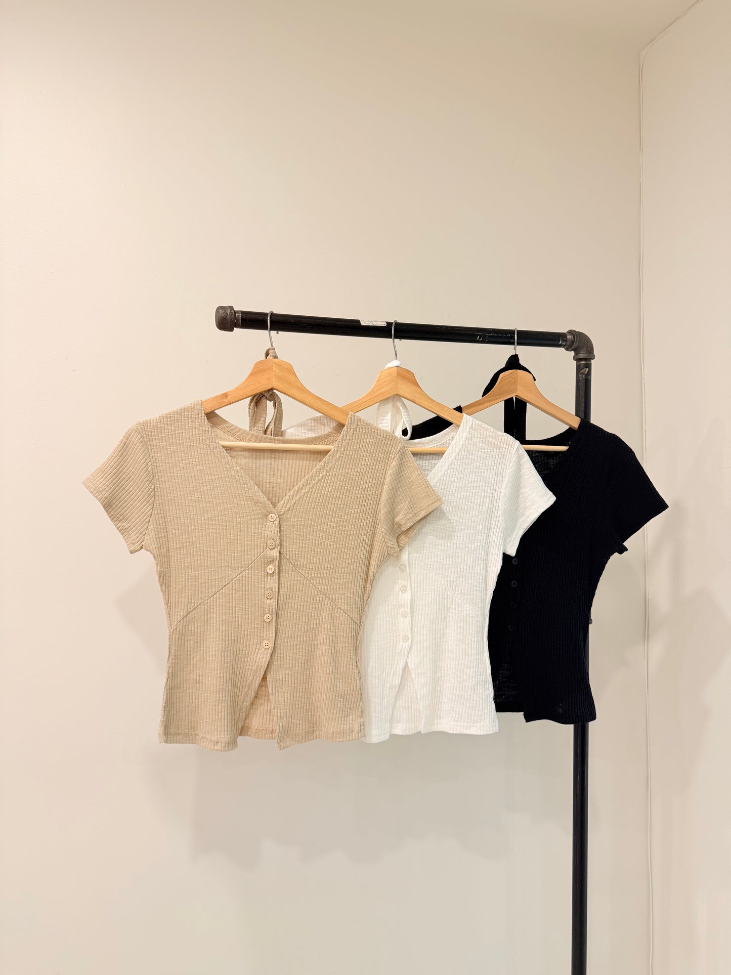PEACE Button-up top