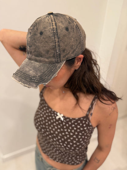 YOO Distressed cap