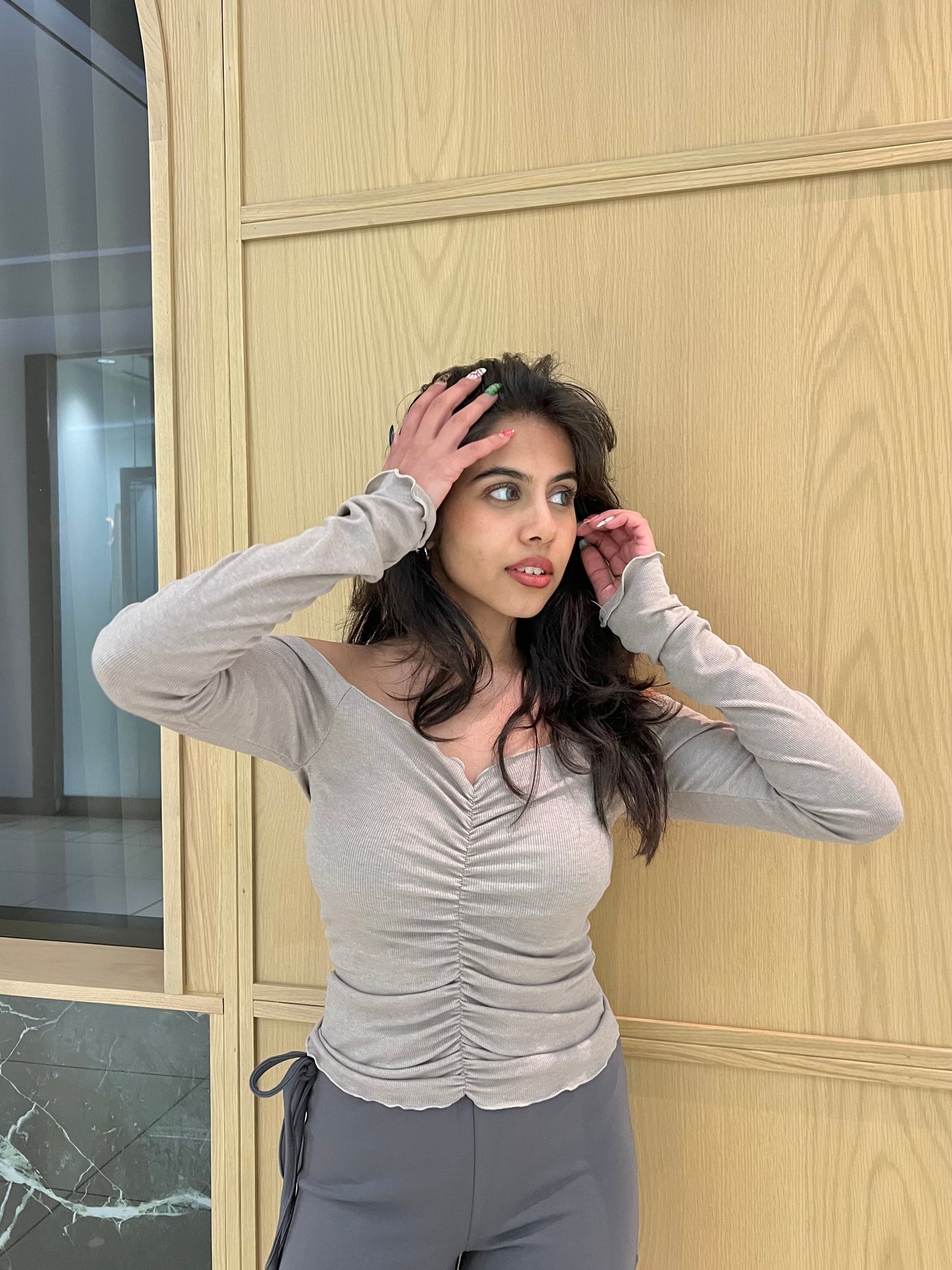 NOLA Off shoulder top