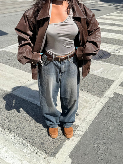 REY Acid washed baggy jeans