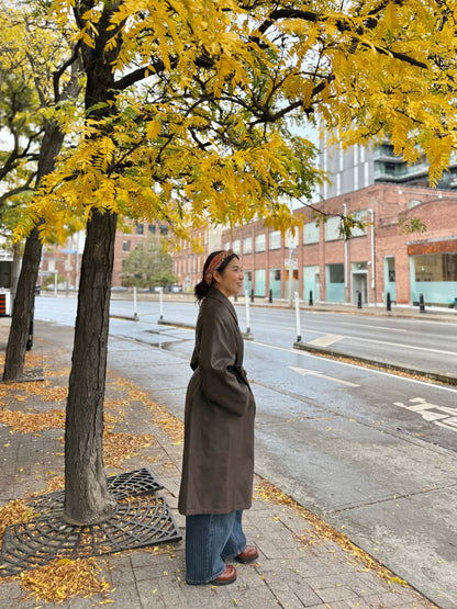 MAYBE Vegan leather coat