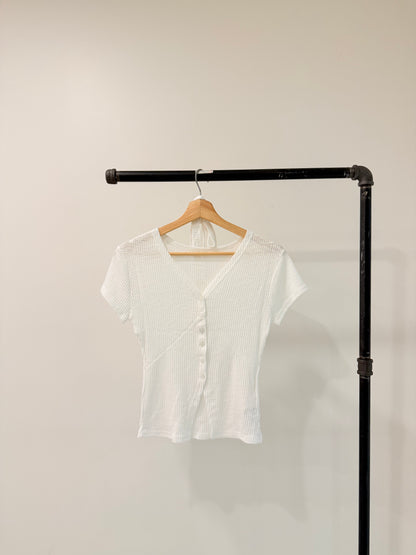 PEACE Button-up top