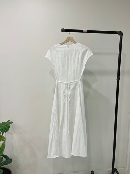 SOPHIE Cap-sleeve midi dress