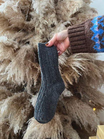 GHEEN Cable-knit socks