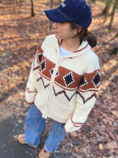 GOLDEN Heavy zip-up sweater