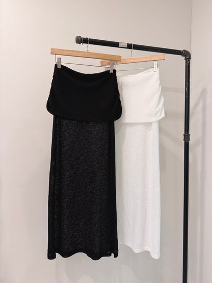 SASHA Draped skirt