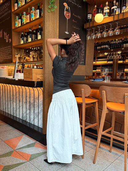 AXIS Smocked maxi skirt