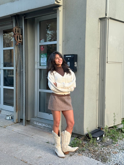 TIDE Cable-knit cardigan