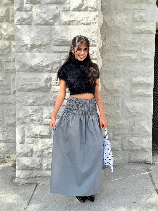 AXIS Smocked maxi skirt