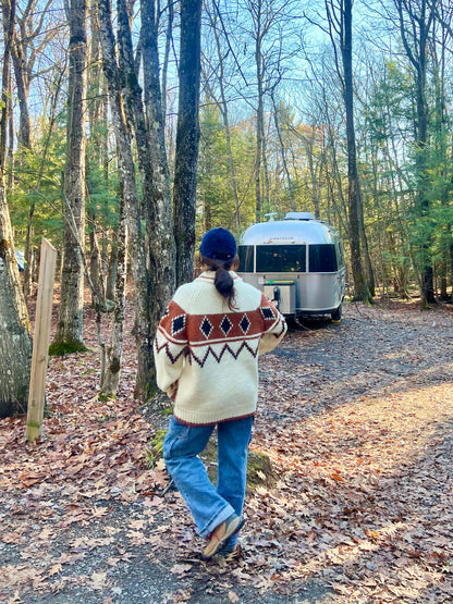 GOLDEN Heavy zip-up sweater