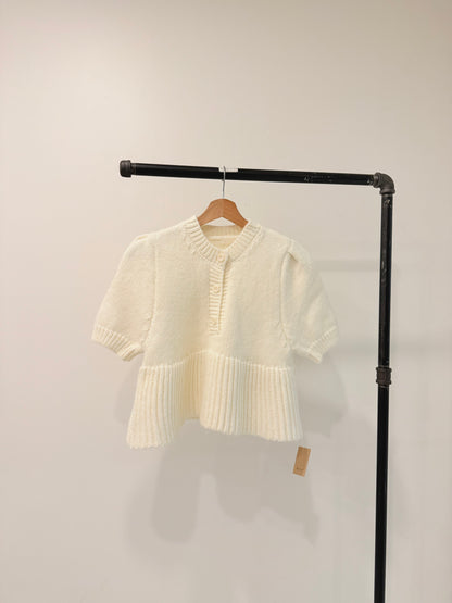 LEX Knit peplum top