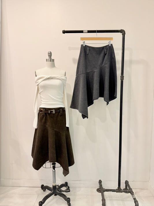 ZOOM Asymmetric A-line skirt
